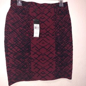 Maroon skirt